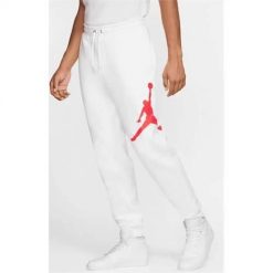Spodnie sportowe męskie Nike Air Jordan. Białe spodnie sportowe męskie Nike, z bawełny. Za 382.00 zł.