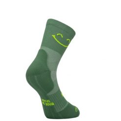 HAPPY MODE GREEN - SKARPETKI DO BIEGANIA ULTRALEKKIE. Zielone skarpetki damskie SPORCKS, bez wzorów, z nylonu. Za 156.00 zł.