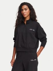 Calvin Klein Underwear Bluza LV00QS7685 Czarny Regular Fit. Czarne bluzy bez kaptura damskie Calvin Klein Underwear, xl, z bawełny. Za 289.99 zł.
