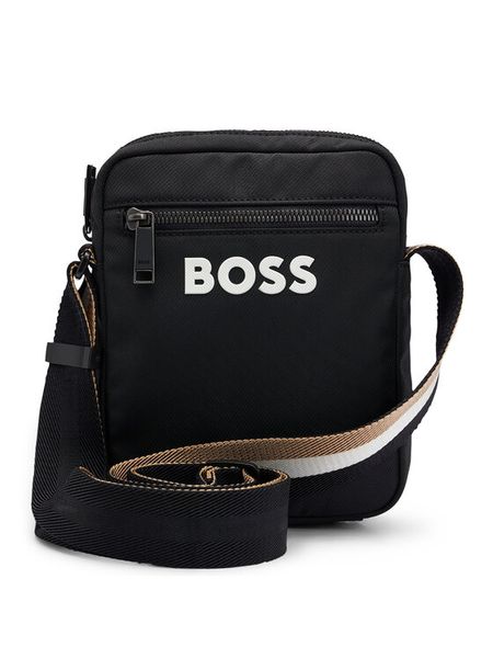BOSS Saszetka Catch 3.0 Ns Zip 50511961 Czarny. Czarne saszetki męskie Boss, z materiału. Za 319.99 zł.