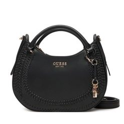 Torebka Guess. Czarne torebki klasyczne damskie Guess, z aplikacjami, bez dodatków. Za 489.99 zł.