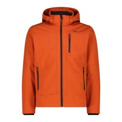 Kurtka Męska Softshell CMP POM. Kurtki męskie CMP, l, bez wzorów, z materiału, z kapturem. Za 329.99 zł.