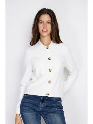 William de Faye Kardigan w kolorze białym rozmiar: 34. Białe kardigany damskie William De Faye, bez wzorów, z kaszmiru. Za 126.95 zł.