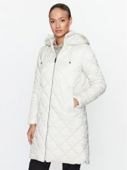 CMP Płaszcz zimowy 33K3696 Biały Regular Fit. Białe płaszcze damskie CMP, na zimę, bez wzorów, z syntetyku. Za 539.99 zł.