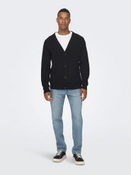 ONLY & SONS Dżinsy - Regular fit - w kolorze błękitnym rozmiar: W30/L34. Niebieskie jeansy męskie Only & Sons. Za 105.38 zł.