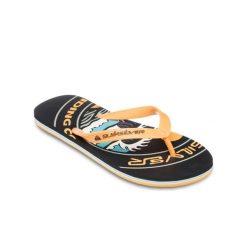 Klapki dla Mężczyzn MOLOKAI SCREEN. Żółte klapki i japonki męskie Quiksilver, z gumy. Za 99.99 zł.