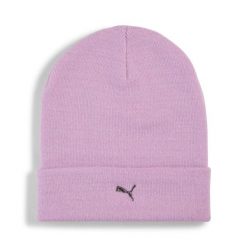 Głęboka czapka z metalowym logo PUMA CAT PUMA. Szare czapki męskie Puma, bez wzorów, z dzianiny, klasyczne. Za 89.00 zł.