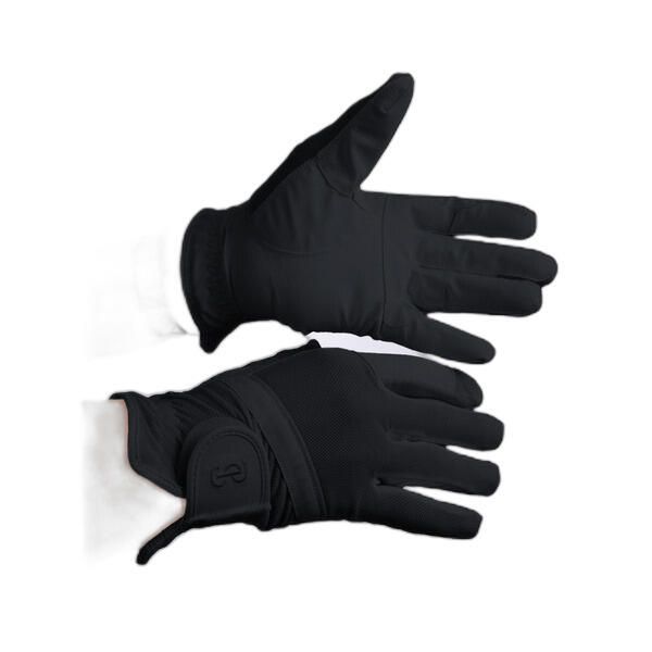 Siatkowe rękawiczki jeździeckie PS of Sweden. Czarne rękawiczki dziecięce PS OF SWEDEN, bez ramiączek. Za 226.00 zł.
