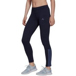 Damskie legginsy adidas Essentials Fitted 7/8, wysoka talia, bawełna z elastanem. Białe legginsy damskie Adidas, bez wzorów, z bawełny. Za 112.99 zł.