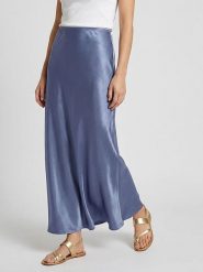 MOSS COPENHAGEN Spódnica "Nicolette" w kolorze niebieskim rozmiar: XL. Niebieskie spódniczki damskie MOSS COPENHAGEN, xl, bez wzorów, z podwyższonym stanem, maxi. Za 157.32 zł.