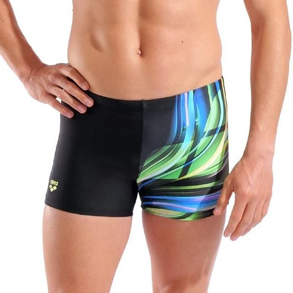 Bokserki do pływania Arena Bloom XL (UK38). Czarne kąpielówki męskie Arena, l, bez wzorów, do pływania. Za 179.99 zł.