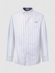 Pepe Jeans Koszula - Regular fit - w kolorze białym rozmiar: XL. Białe koszule męskie Pepe Jeans, xl, bez wzorów, z bawełny, bez kołnierzyka, bez ramiączek. Za 174.95 zł.