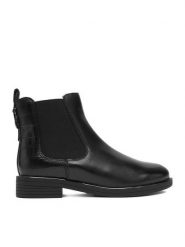 Lasocki Sztyblety CEO-RST-56006-01 Czarny. Czarne botki damskie Lasocki, ze skóry, bez obcasa, na płaskiej podeszwie, bez zapięcia. Za 259.99 zł.