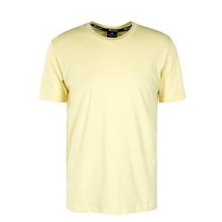 Koszulka T-shirt sportowa męska CHAMPION bawełna. Żółte t-shirty męskie CHAMPION, m, bez wzorów, z bawełny, bez kołnierzyka. Za 125.00 zł.