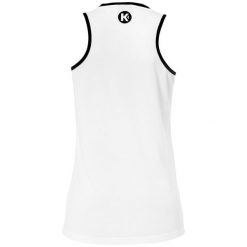 Damska koszulka typu tank top Kempa Player. Białe bluzki sportowe damskie KEMPA, m, bez kołnierzyka, bez ramiączek. Za 122.50 zł.