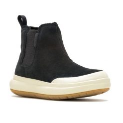 Buty damskie Merrell Marquette Thermo Pull On Wp. Czarne obuwie trekkingowe damskie MERRELL, na zimę. Za 559.99 zł.