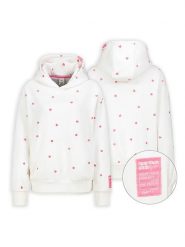 Eight2Nine Bluza w kolorze biało-różowym rozmiar: S. Białe bluzy z kapturem damskie Eight2Nine, s, z bawełny. Za 113.99 zł.