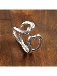 Eclat d'Argent Srebrny pierścionek rozmiar: 52. Szare pierścionki damskie Eclat d'Argent, srebrne. Za 130.99 zł.