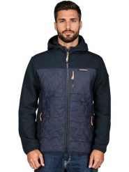 Geographical Norway Kurtka polarowa "Tunis" w kolorze granatowym rozmiar: XXL. Niebieskie kurtki męskie Geographical Norway, xxl, bez wzorów, z polaru, bez kaptura. Za 183.59 zł.