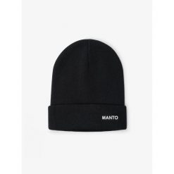 MANTO czapka zimowa BASE. Czarne czapki męskie Manto, na zimę, bez wzorów. Za 89.00 zł.