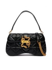 Just Cavalli Torebka 80RA4BA1 ZSD24 Czarny. Czarne torebki klasyczne damskie Just Cavalli, bez wzorów, ze skóry, bez dodatków. Za 989.99 zł.