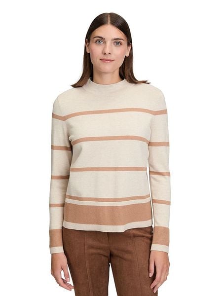 Betty Barclay Sweter w kolorze kremowo-karmelowym rozmiar: 44. Brązowe golfy damskie Betty Barclay, bez wzorów, bez ramiączek. Za 144.58 zł.