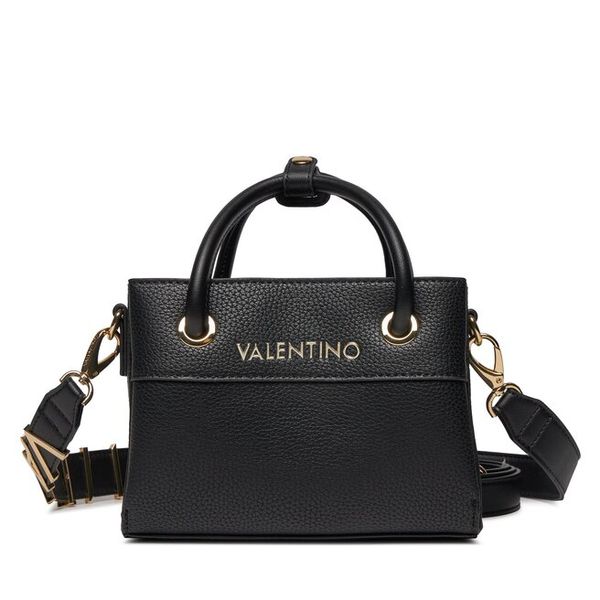 Torebka Valentino. Czarne torebki klasyczne damskie Valentino, bez wzorów, bez dodatków. Za 399.99 zł.