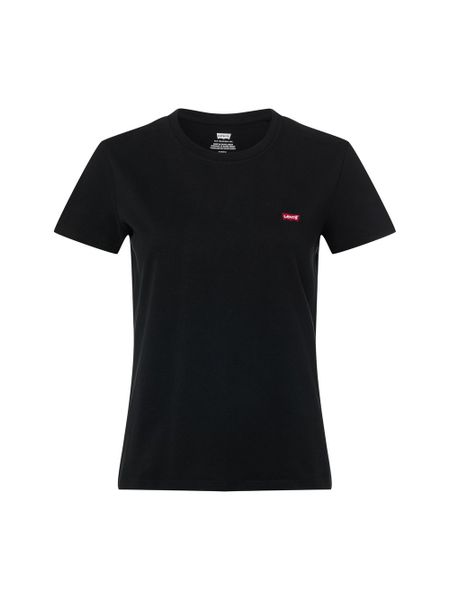 Levi's Koszulka Kobiety Bawełna czarny, L. Czarne t-shirty damskie Levi's, l, bez wzorów, z bawełny, bez kołnierzyka. Za 109.95 zł.