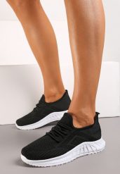 Czarne Buty Sportowe Tymagio. Czarne buty sportowe na co dzień damskie Born2be, bez wzorów, z jeansu. Za 39.99 zł.