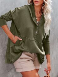 Milan Kiss Bluza w kolorze khaki rozmiar: S. Brązowe bluzy z kapturem damskie Milan Kiss, s. Za 124.95 zł.