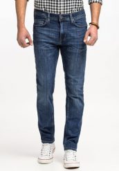 MUSTANG VEGAS SLIM MĘSKIE SPODNIE JEANSOWE JEANSY DŻINSY DENIM BLUE 1015045 5000 883. Niebieskie jeansy męskie Mustang. Za 199.99 zł.