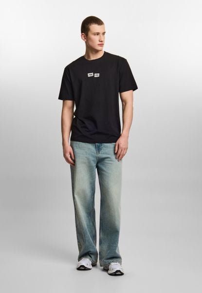 Koszulka sportowa męska Prosto Crack Box Logo z krótkim rękawem. Czarne t-shirty sportowe męskie Prosto., m, z bawełny, bez ramiączek. Za 124.99 zł.