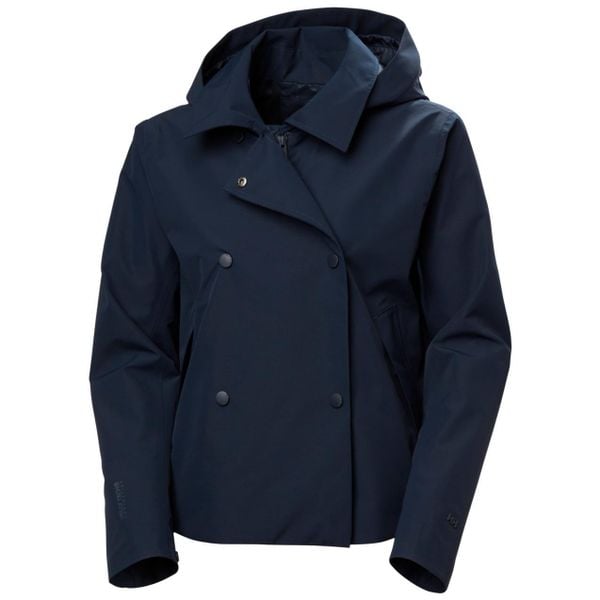 Szorty damskie Helly Hansen Avenue Trench. Niebieskie szorty damskie Helly Hansen, bez wzorów, z materiału, klasyczne. Za 849.00 zł.