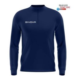 Bluza Givova Marine Sport 3XL - Techniczna i Oddychająca. Niebieskie bluzy sportowe damskie Givova, xl, bez wzorów, z poliesteru, bez ramiączek, bez kaptura. Za 164.99 zł.