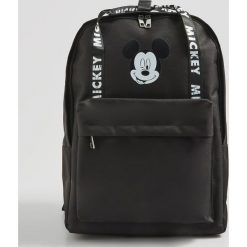 Plecak Mickey Mouse - Czarny. Czarne plecaki damskie Sinsay, bez wzorów. W wyprzedaży za 49.99 zł.