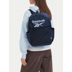 Plecak Reebok. Niebieskie plecaki damskie Reebok, bez wzorów, sportowe. Za 69.99 zł.