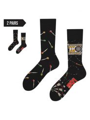 TODO SOCKS Skarpety (2 pary) w kolorze czarnym rozmiar: 39-42. Czarne skarpetki męskie TODO SOCKS, bez wzorów, prążkowane. Za 70.95 zł.