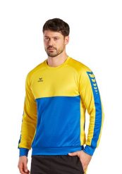 Bluza Erima Six Wings. Niebieskie bluzy bez kaptura męskie Erima, xl, z bawełny. Za 280.99 zł.