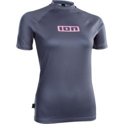 Koszulka surfingowa UV damska ION Promo Lycra SS. Niebieskie bluzki damskie ION, s, bez wzorów, z lycry, bez kołnierzyka. Za 159.95 zł.