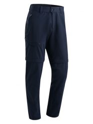 Maier Sports Spodnie funkcyjne Zipp-Off "Tajo" w kolorze granatowym rozmiar: 50. Niebieskie spodnie materiałowe męskie Maier Sports, z materiału. Za 301.48 zł.