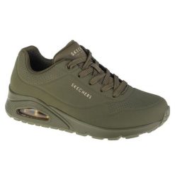 Buty do chodzenia damskie Skechers Uno Stand ON Air. Zielone buty sportowe na co dzień damskie Skechers, bez wzorów, z gumy, trekkingowe. Za 279.99 zł.