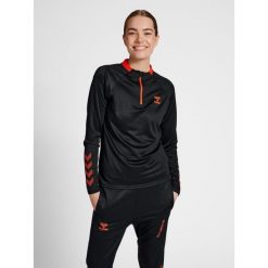 Bluza damska Hummel hmlGG12 Action. Czarne bluzy sportowe damskie HUMMEL, na wiosnę, xl, bez wzorów, z dzianiny, bez ramiączek, długie, bez kaptura. Za 172.20 zł.
