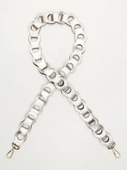 Victor & Hugo Paris Skórzany pasek "Sasha" w kolorze złotym na ramię - dł. 100 cm rozmiar: onesize. Żółte paski damskie Victor & Hugo Paris, bez wzorów, z materiału. Za 152.99 zł.