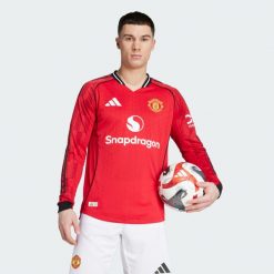 Koszulka Manchester United 25/26 Long Sleeve Home Authentic. Czerwone koszulki męskie z długim rękawem Adidas. Za 699.00 zł.