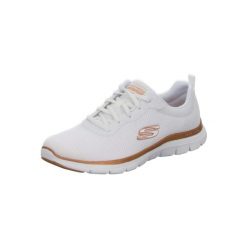 Buty do chodzenia damskie Skechers Flex Appeal 40. Białe buty sportowe na co dzień damskie Skechers, bez wzorów, z meshu, trekkingowe. Za 269.00 zł.