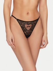 Guess Figi klasyczne O5RE29 KBGT0 Czarny Regular Fit. Czarne figi damskie Guess, s, z aplikacjami, z syntetyku. Za 109.99 zł.