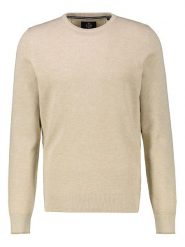 Lerros Sweter w kolorze beżowym rozmiar: 3XL. Brązowe swetry męskie Lerros, xl, bez wzorów, z bawełny, bez kołnierzyka. Za 159.95 zł.