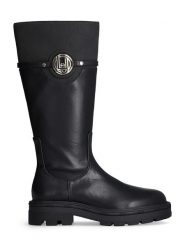 Liu Jo Botki w kolorze czarnym rozmiar: 40. Czarne botki damskie Liu Jo, z materiału, bez obcasa, bez zapięcia. Za 439.24 zł.