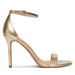 Sandały Aldo. Żółte sandały damskie Aldo, bez wzorów, bez obcasa, na szpilce. Za 339.99 zł.