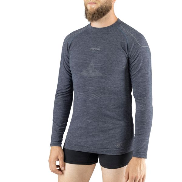 Koszulka termoaktywna męska Viking Lava, longsleeve Merino PrimaLoft. Szare bielizna termoaktywna męska VIKING, m. Za 307.00 zł.